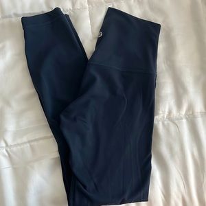 Navy blue lululemon align 25”